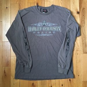 Harley Davidson police tshirt